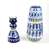 Rustic ceramic vase from the 1950s, KLL Karl Louis Lehmann Germany