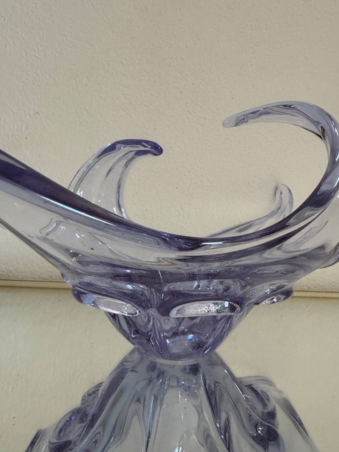 Neodymium crystal cup from the 60s