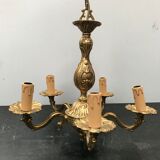 Ancien lustre bronze 5 bras