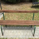 School bench with backrest
