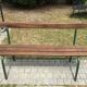School bench with backrest