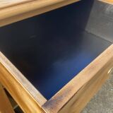 Raw wooden buffet without doors