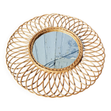 Wicker mirror 49 x 49 cm