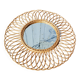 Wicker mirror 49 x 49 cm