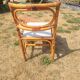 Renovated vintage rattan chair