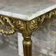 Louis XVI style console in carved wood eighteenth