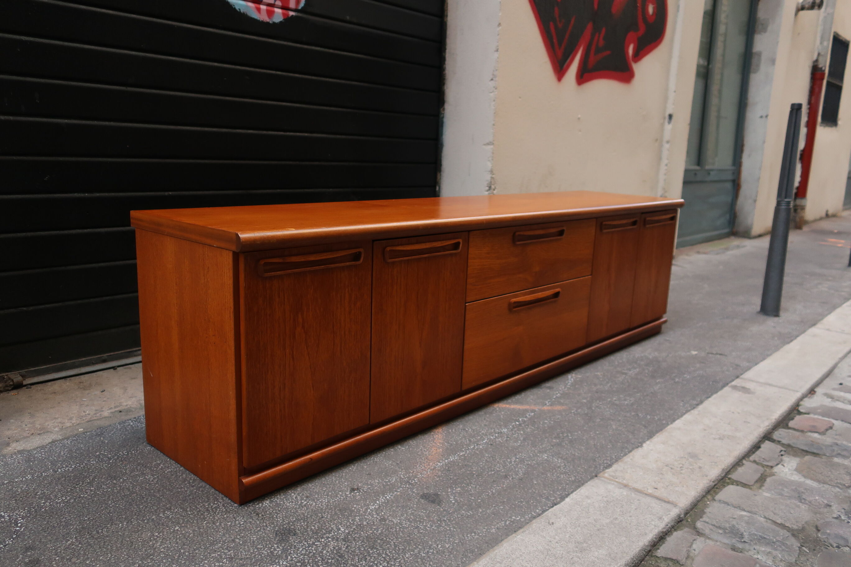 Sideboard of the 1970s in teak