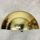 5 half moon brass wall lights Hollywood Regency style by Egoluce