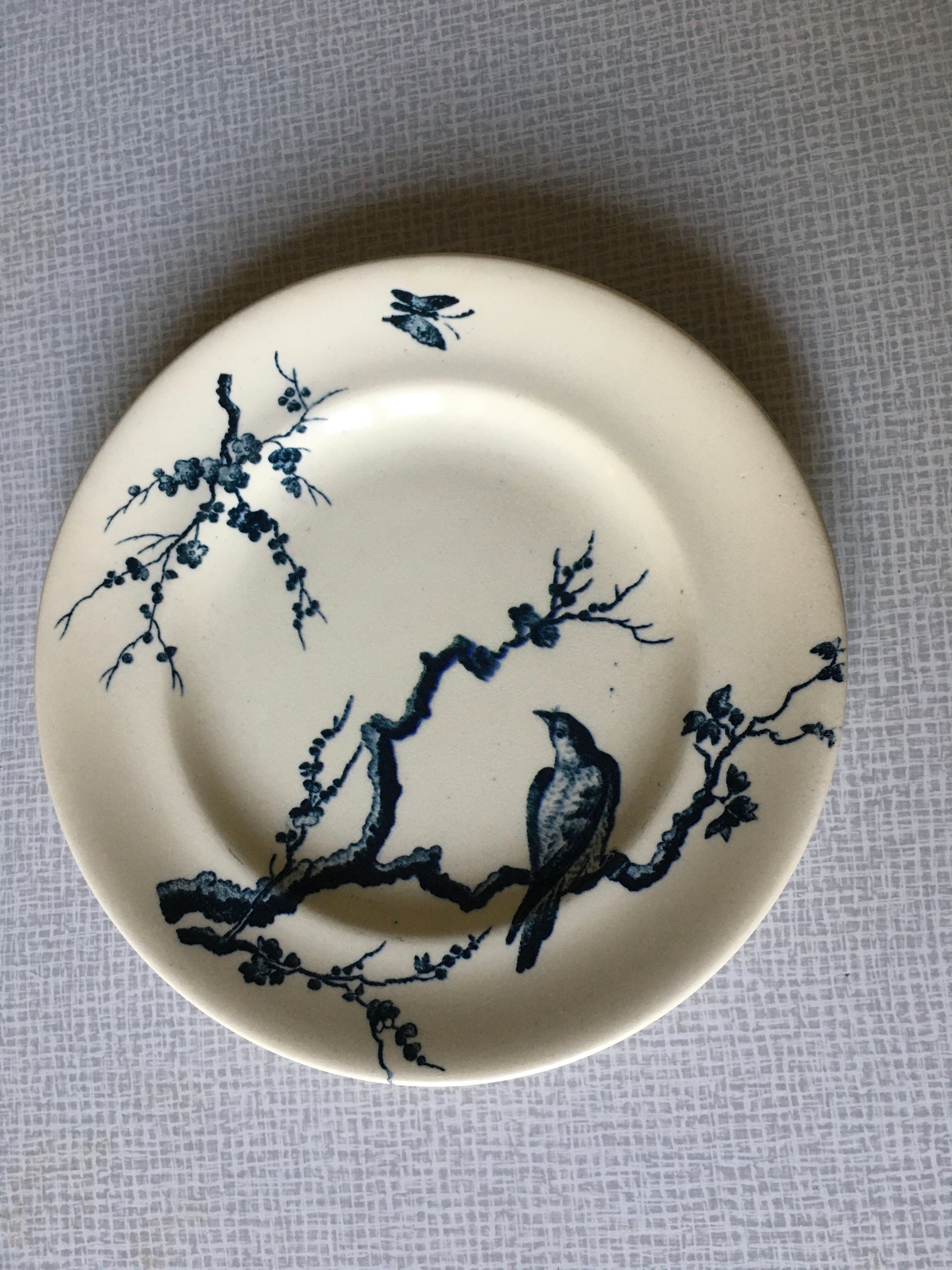 Japanese Longwy plate