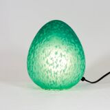 Glass egg lamp 80s