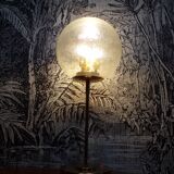 Lampe allemande  1970 4 feux  en laiton