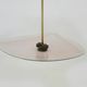 chandelier pale pink painter's palette, modernist suspension year 50