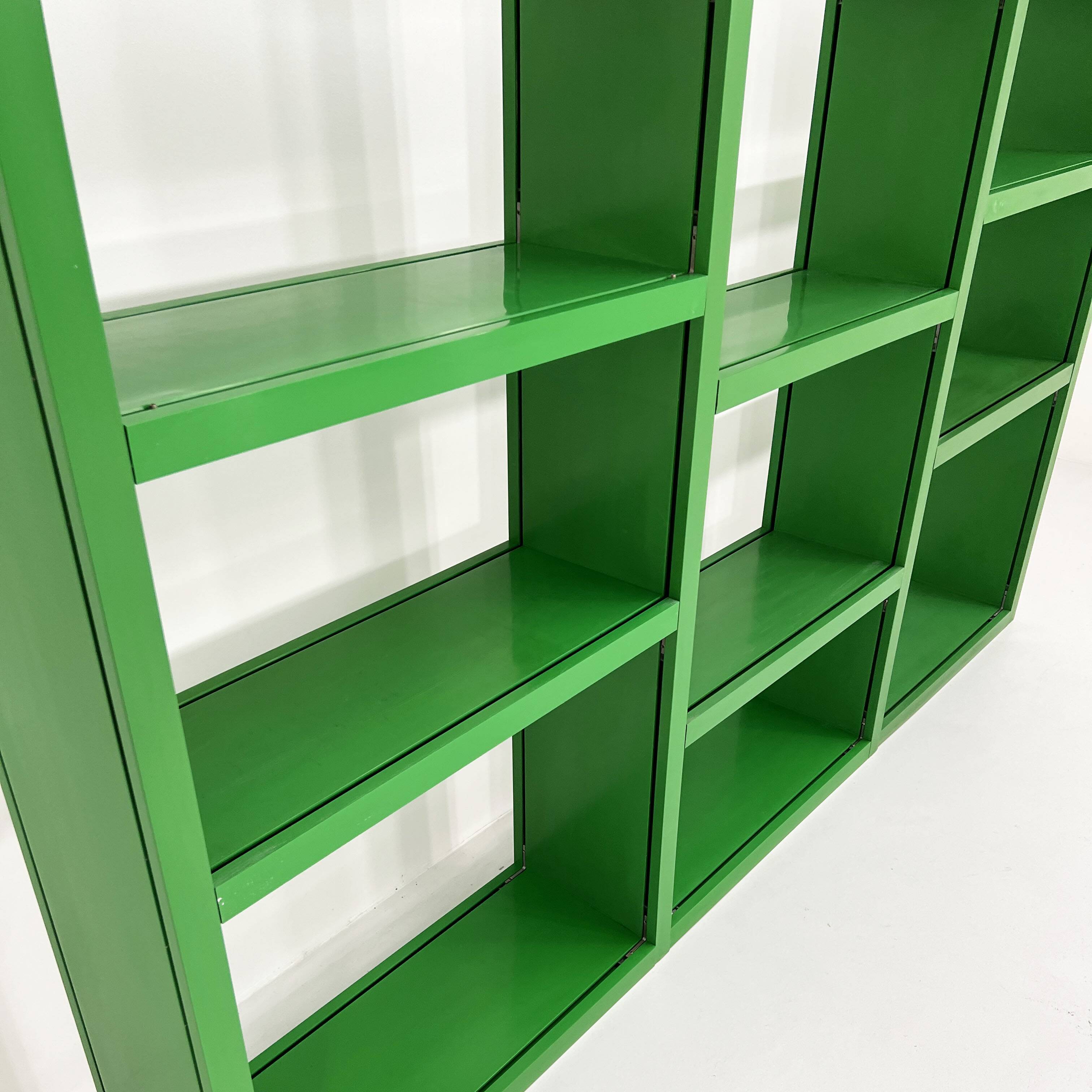 Green "Dodona 300" modular shelf by Ernesto Gismondi for Artemide, 1970