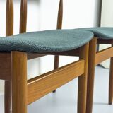 Teak dining chairs by Farsø Møbelfabrik, 1960s, set of 4.