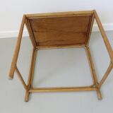 Side table, rattan couch end 60s 70s