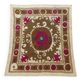 Vintage hand-embroidered tablecloth 121x133 cm