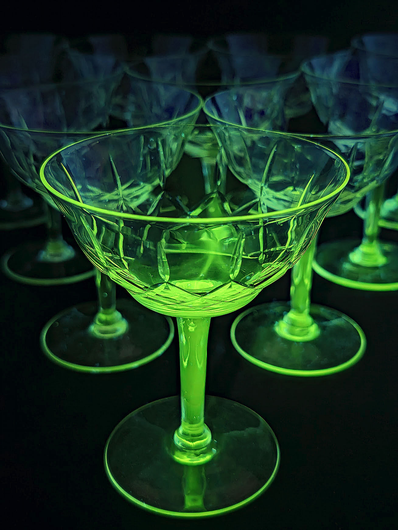 Art Deco Champagne Coupes