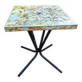 Restored Tolix bistro table