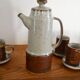 Service à café vintage grès émaillé made in Japan 60s