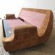 Vintage velvet sofa
