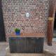Wall-mounted industrial buffet