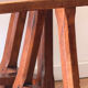 Banc en bois brut vintage