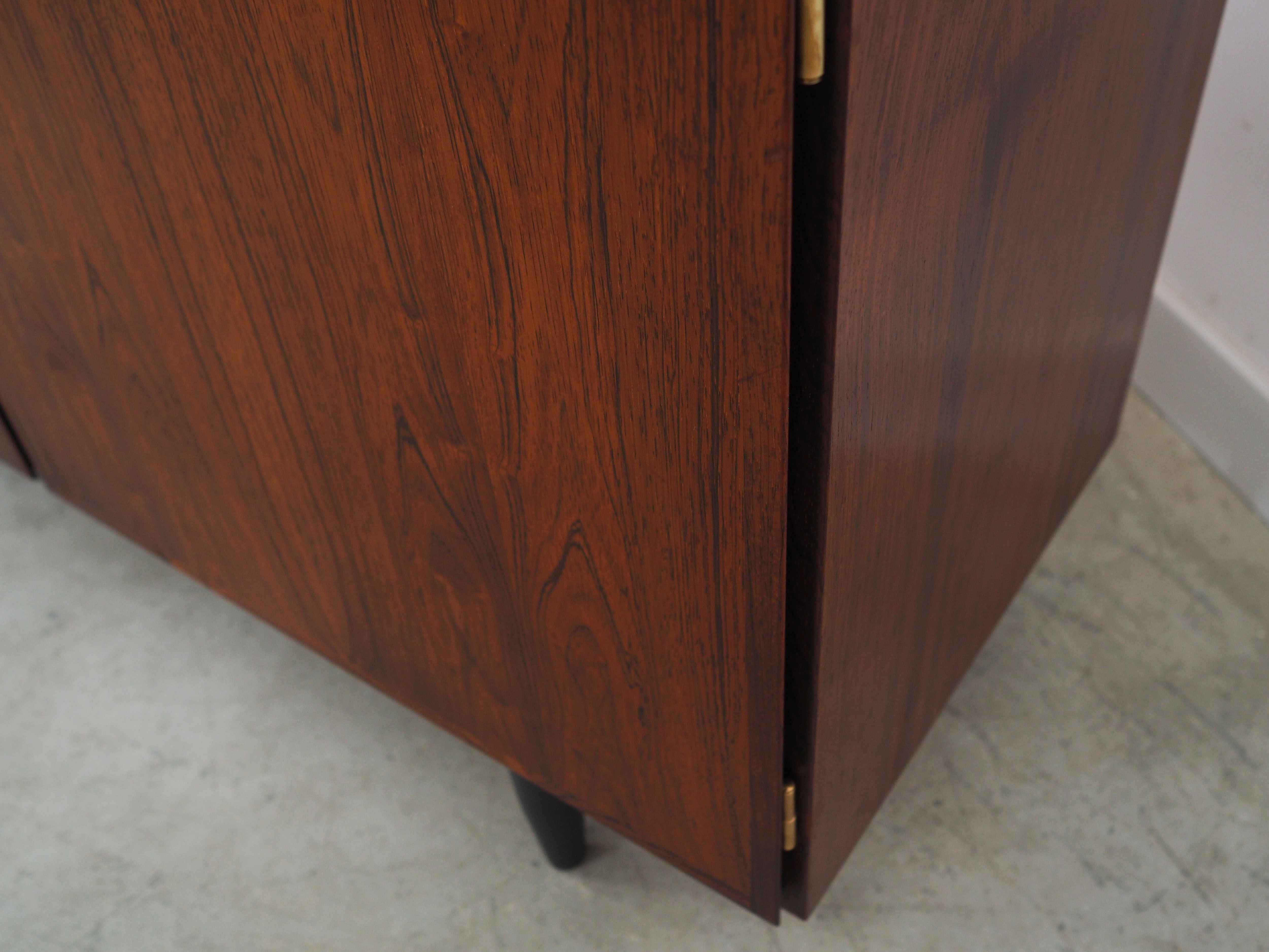 Rosewood cabinet, Danish design, 1970s, manufactured by Omann Jun