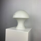 Lampe de table champignon en verre lait blanc Peill et Putzler 1970