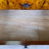 Art deco dining room sideboard in briar with upstand, 1940s