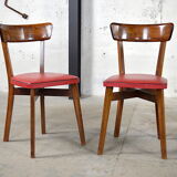 4 vintage romy bistro chairs 1950