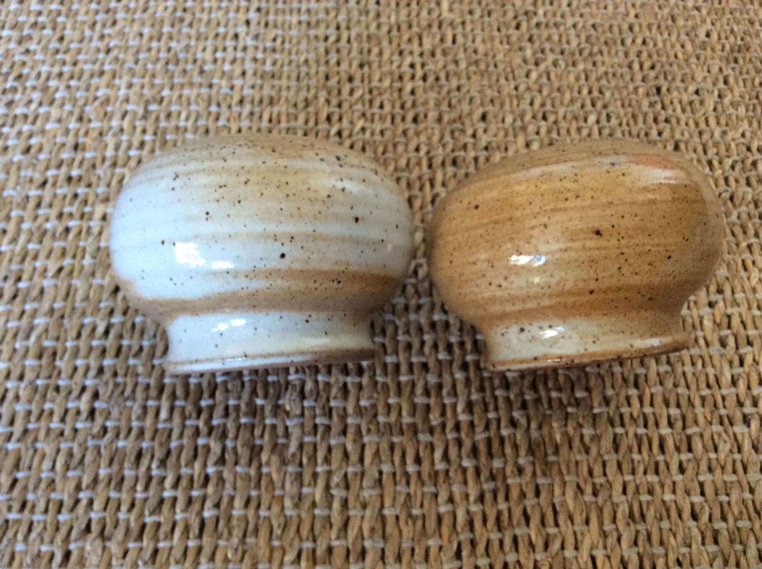 Salière et poivrier  en grès