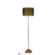 Glass and gilded metal floor lamp, 1950s