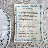 Hand-decorated earthenware soup tureen, Lallier Pottery