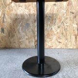 Ancienne table de bistrot pied fonte noir
