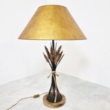 Vintage sheaf of wheat table lamp - 1960s
