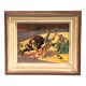 Jean Torthe.la corrida.oil on cardboard framed and signed