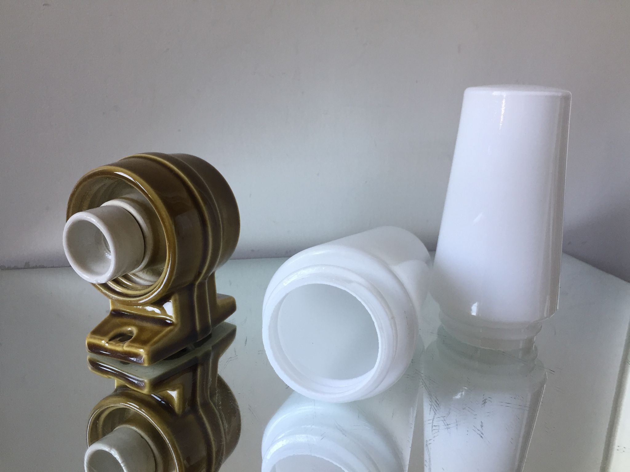 Swedish Midcentury IFO Bernadotte designed Bathroom light Double Sided