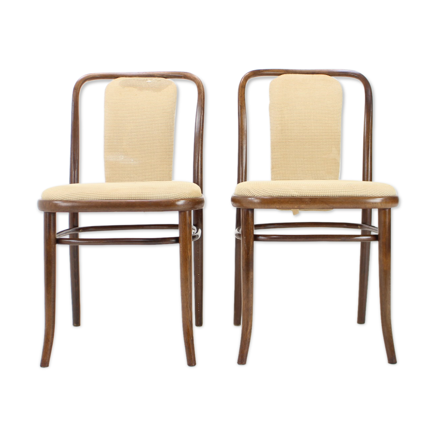 Set of Two Bentwood Chairs, Ton, 1980s