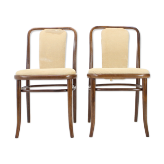 Set of Two Bentwood Chairs, Ton, 1980s