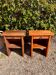 Brutalist bedside tables