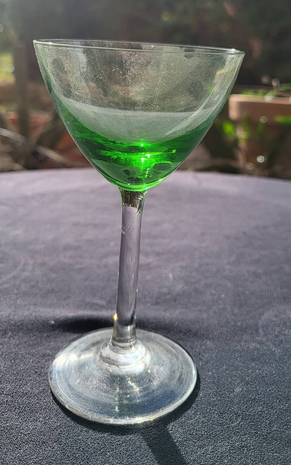 8 crystal aperitif glasses