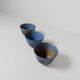 Mid-Century Modern Set of 3 Bowls Rörstrand Gunnar Nylund, Sweden, 1950s