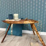 Handcrafted tripod stool