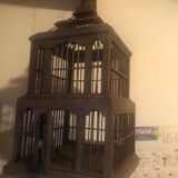 Wooden birdcage
