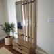 Vintage freestanding coat rack with mirror