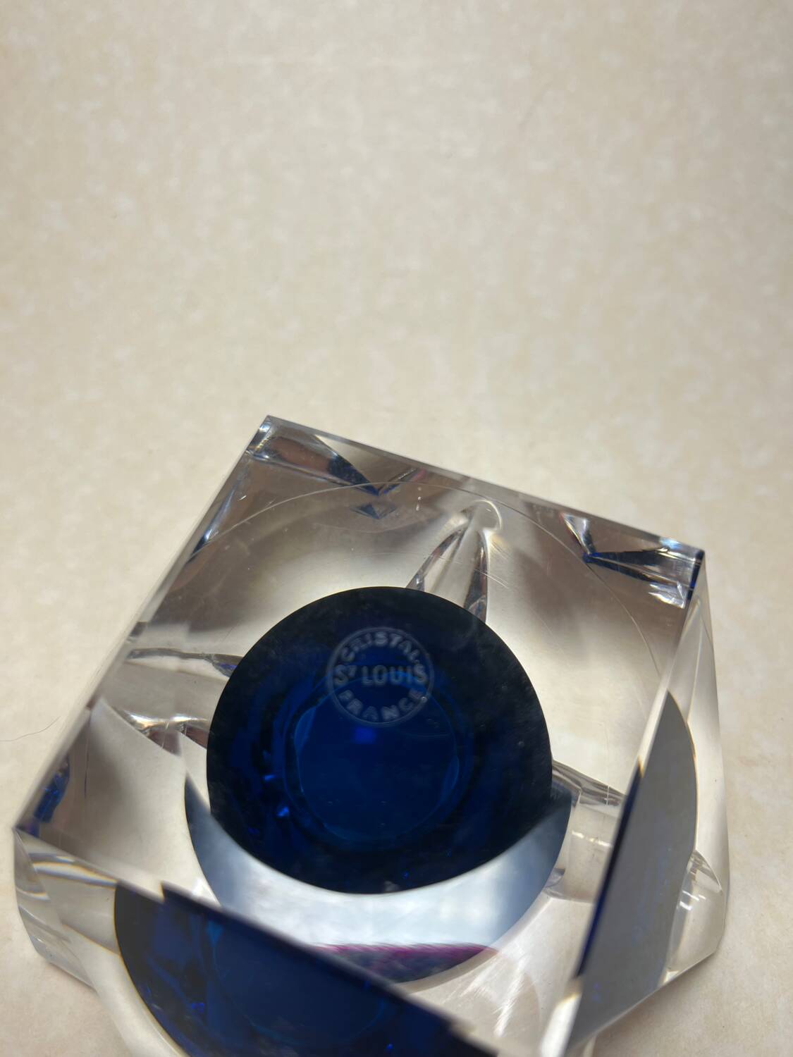 Crystal ashtray