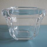 Antique vase cache pot vintage crystal decorative french crystal flower pot