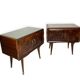 Tables de chevet, années 1950