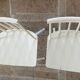 Two white, wooden Farstrup chairs, model 216