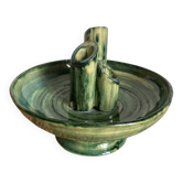 Cut ceramic vase